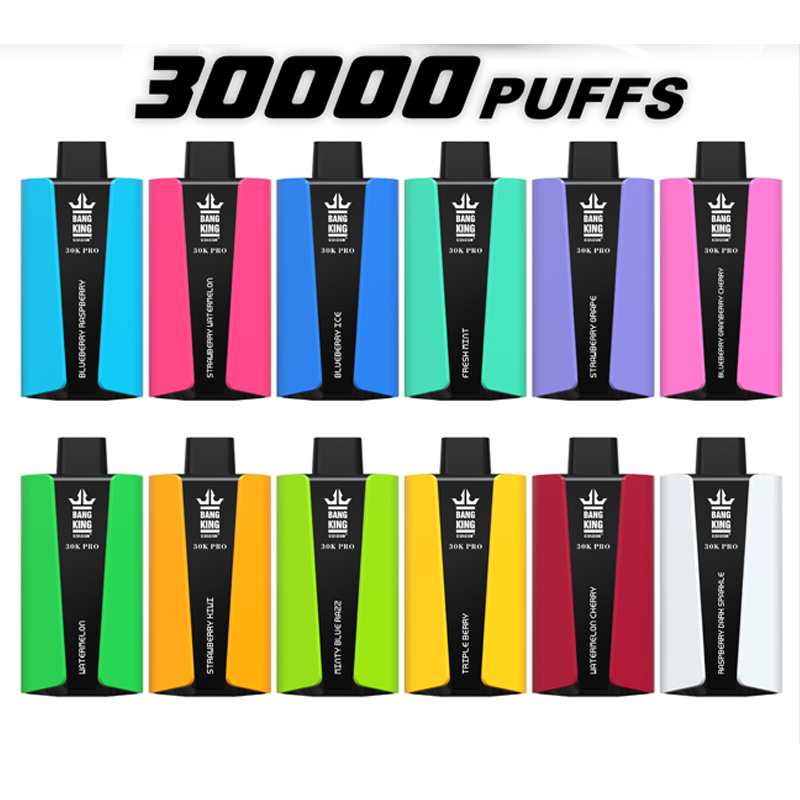 vapegonow.com Bang King 30K(30000) PRO Puffs Amazing 36ml E-liquid 2% 5% Nicotine Disposable Vape